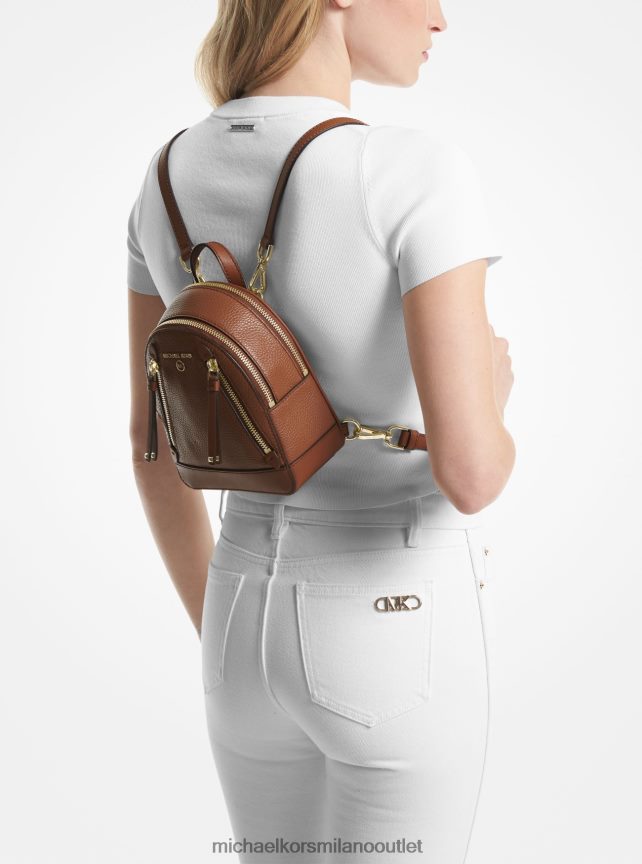 Michael Kors Zaino Brooklyn extra piccolo in pelle martellata donne bagaglio P06L0L1207 Accessori