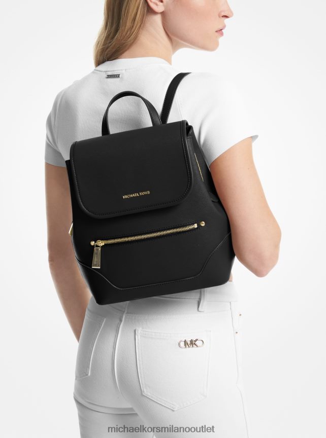 Michael Kors Zaino Harrison medio in pelle Saffiano donne nero P06L0L1218 Accessori