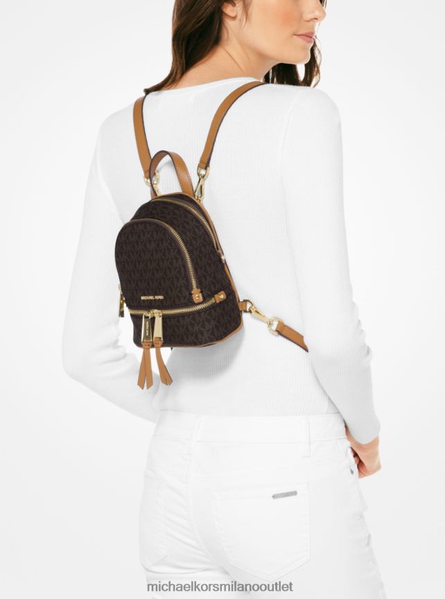 Michael Kors Zaino Rhea mini logo donne marrone P06L0L1201 Accessori