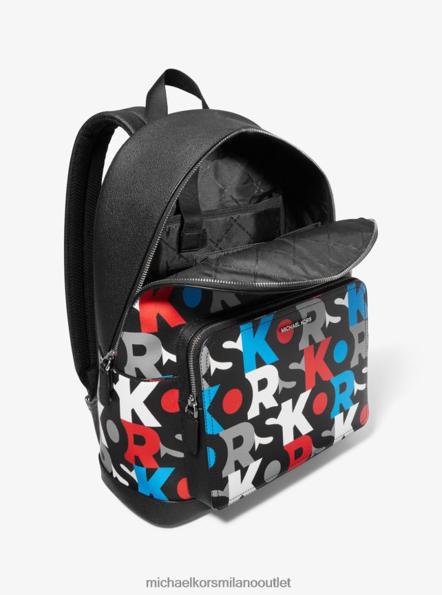 Michael Kors Zaino da pendolare con logo grafico Cooper donne rosso multiplo P06L0L1277 Accessori