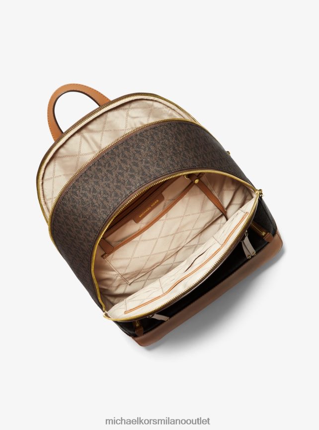 Michael Kors Zaino grande con logo Brooklyn donne brn/ghianda P06L0L1233 Accessori