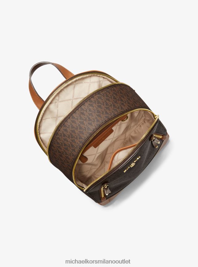 Michael Kors Zaino medio con logo Brooklyn donne brn/ghianda P06L0L1238 Accessori