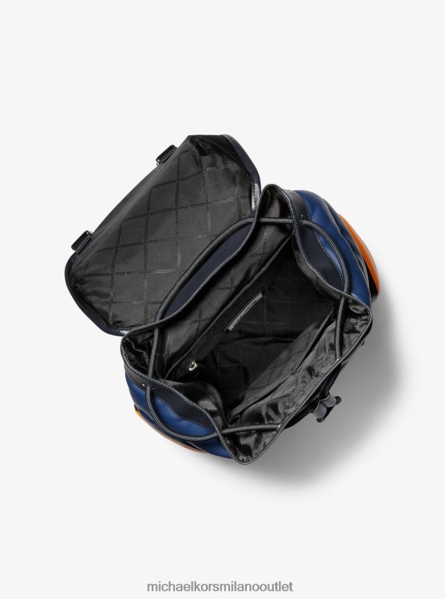 Michael Kors Zaino mk x ellesse hudson trapuntato in ecopelle donne vestire blues P06L0L1283 Accessori