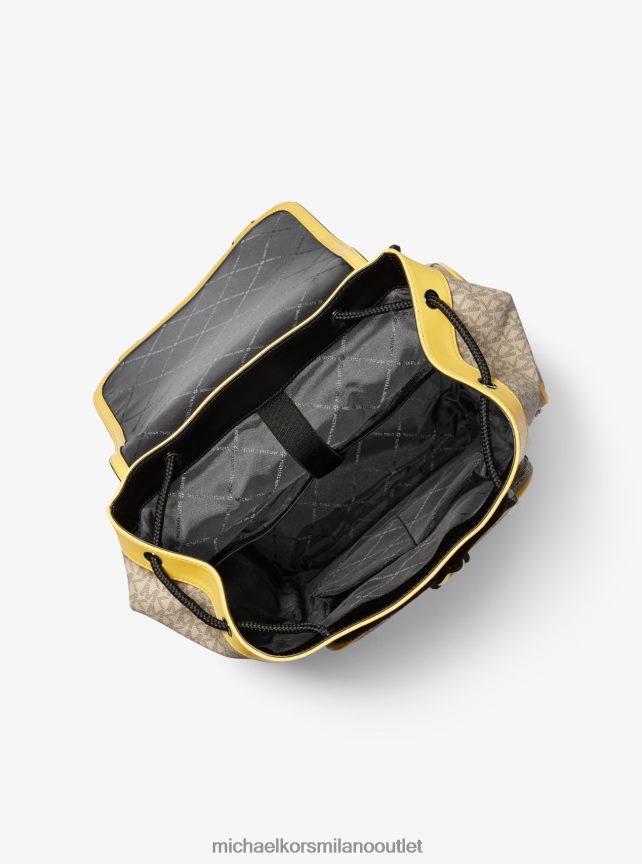 Michael Kors Zaino multiuso con logo grafico Cooper donne giallo P06L0L1276 Accessori