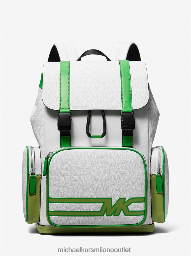Michael Kors Zaino multiuso con logo grafico Cooper donne verde palma P06L0L1282 Accessori