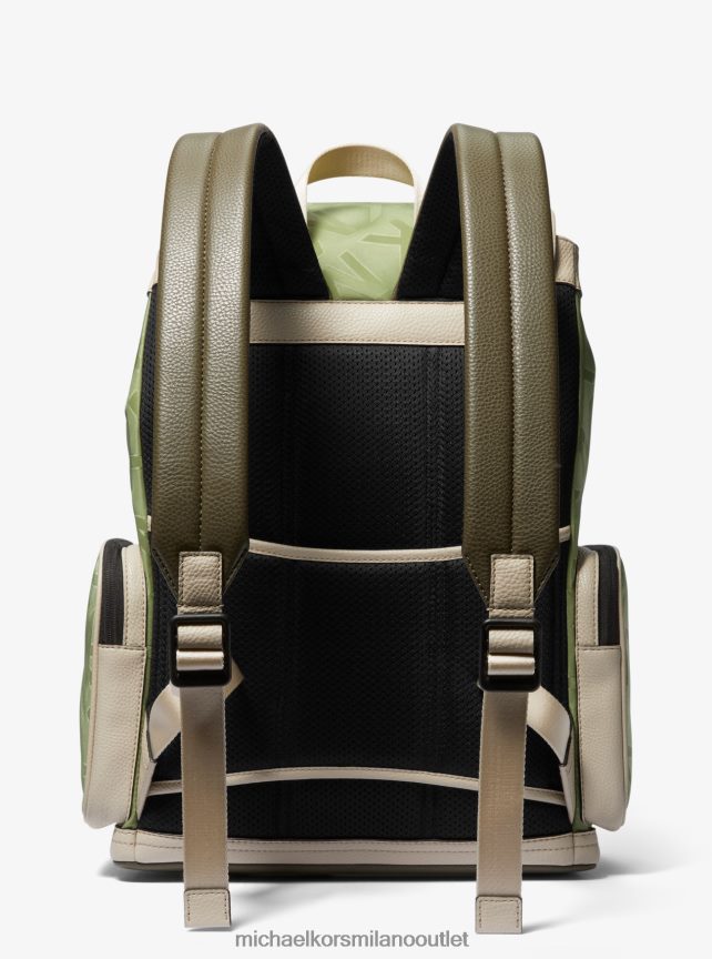 Michael Kors Zaino multiuso in nylon jacquard con logo Kent donne È saggio P06L0L1270 Accessori