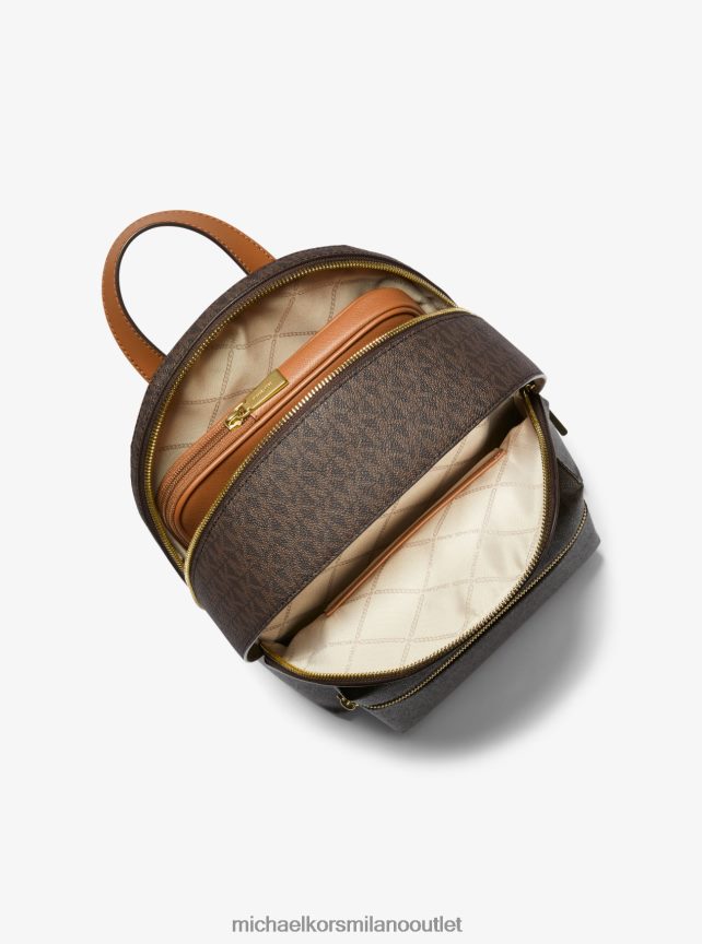 Michael Kors Zaino sally medio 2 in 1 con logo ed ecopelle donne brn/ghianda P06L0L1286 Accessori