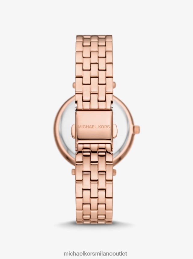 Michael Kors Set regalo con orologio e bracciale Mini Darci Pave in tonalità oro rosa donne oro rosa P06L0L2466 gioielleria