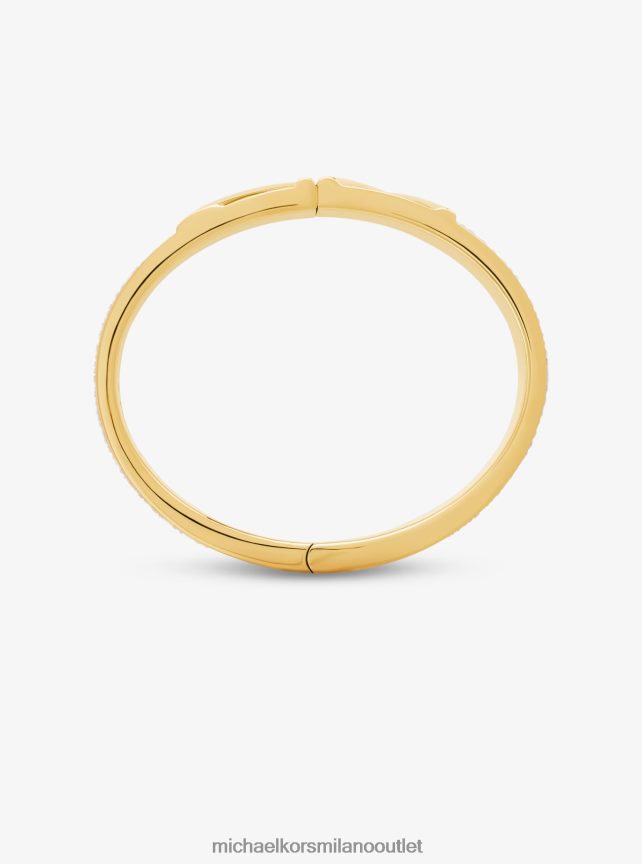 Michael Kors braccialetto con logo Mott color oro donne vaniglia P06L0L2480 gioielleria