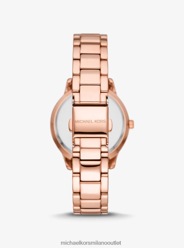 Michael Kors set regalo con orologio e bracciale mini tibby color oro rosa pavè donne oro rosa P06L0L2465 gioielleria
