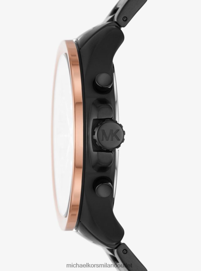 Michael Kors orologio bicolore con scricciolo oversize donne nero P06L0L2433 Accessori