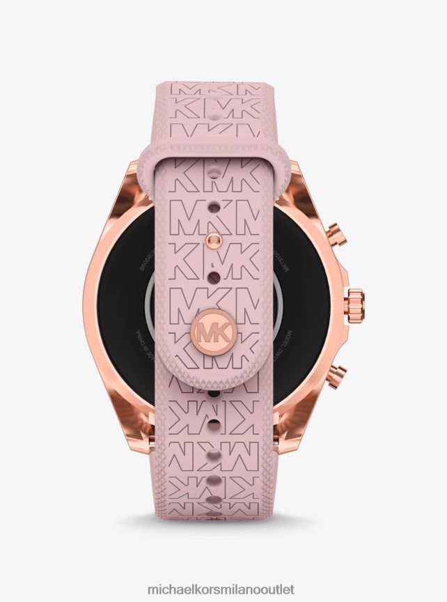Michael Kors Smartwatch Bradshaw di sesta generazione in silicone color oro rosa e logo donne arrossire P06L0L2350 Accessori