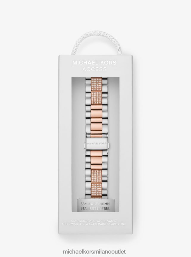 Michael Kors cinturino bicolore per Apple Watch donne due toni P06L0L2359 Accessori