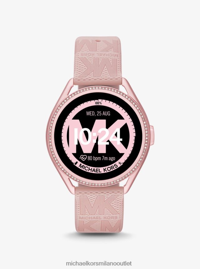Michael Kors smartwatch access gen 5e mkgo in gomma color rosa e logo donne rosa P06L0L2363 Accessori