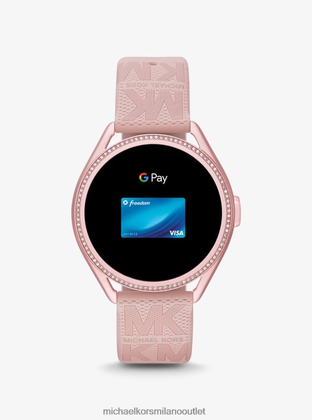 Michael Kors smartwatch access gen 5e mkgo in gomma color rosa e logo donne rosa P06L0L2363 Accessori