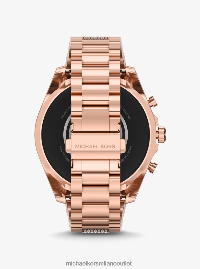 Michael Kors smartwatch bradshaw pave di sesta generazione color oro rosa donne oro rosa P06L0L2356 Accessori