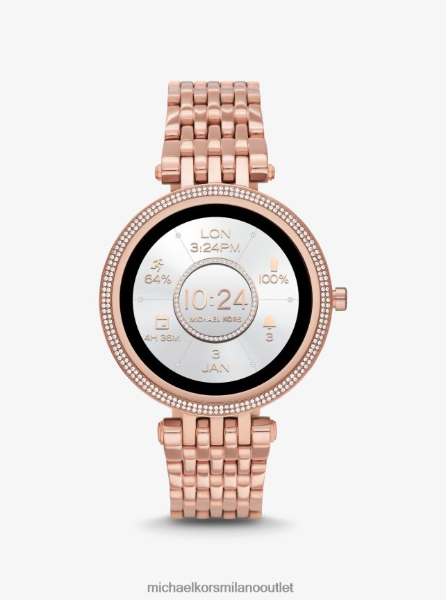 Michael Kors smartwatch gen 5e darci pave color oro rosa donne oro rosa P06L0L2361 Accessori