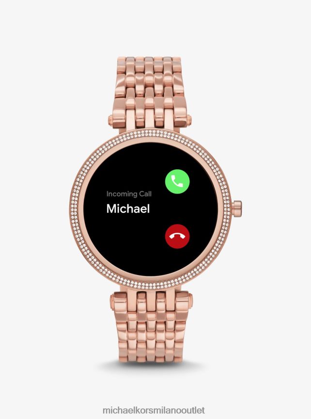Michael Kors smartwatch gen 5e darci pave color oro rosa donne oro rosa P06L0L2361 Accessori