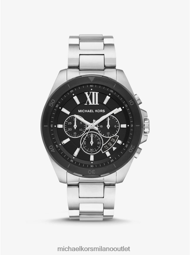 Michael Kors orologio Brecken oversize color argento donne argento P06L0L2423 Accessori