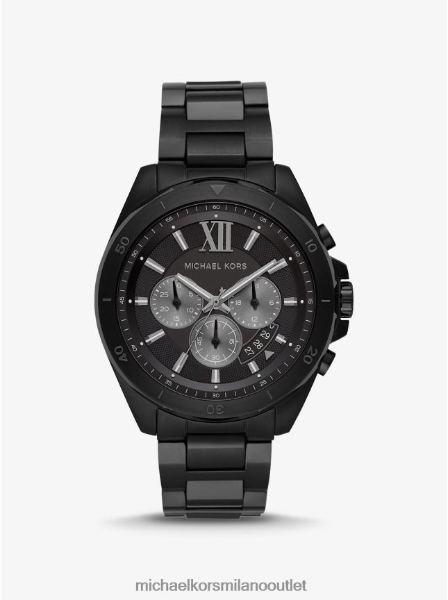 Michael Kors orologio Brecken oversize in tonalità nera donne nero P06L0L2424 Accessori