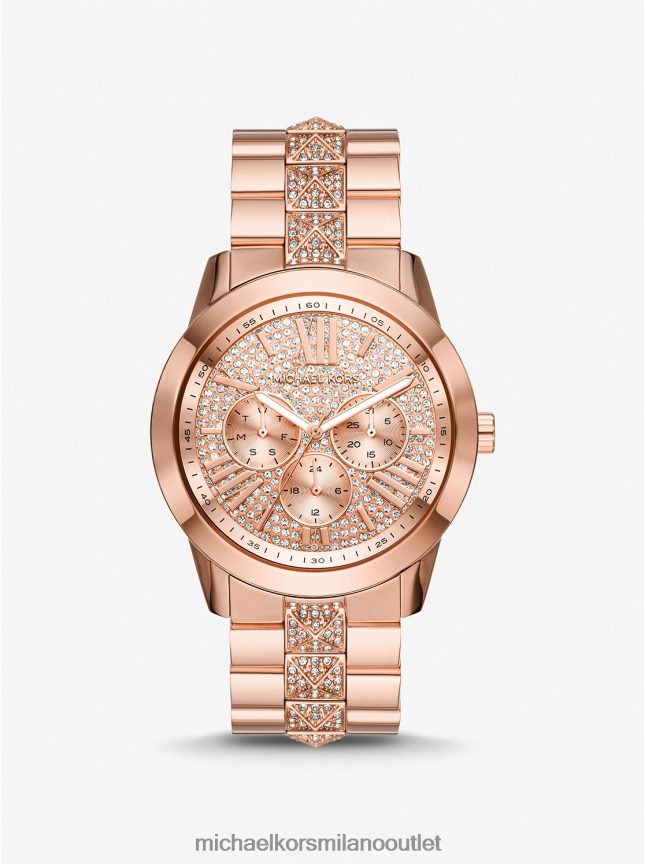 Michael Kors Orologio Bryn Pave oversize color oro rosa donne oro rosa P06L0L2371 Accessori