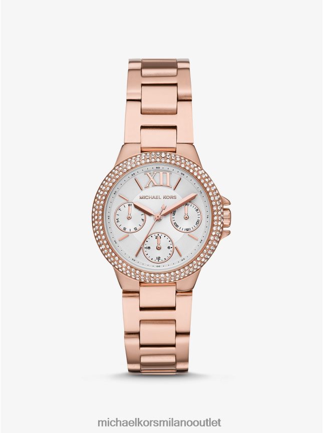 Michael Kors Orologio mini Camille con pavé color oro rosa donne oro rosa P06L0L2375 Accessori