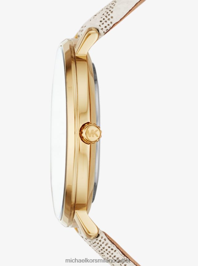 Michael Kors logo pyper e orologio color oro donne vaniglia P06L0L2397 Accessori