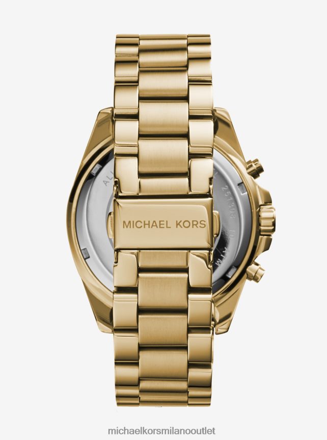 Michael Kors orologio Bradshaw oversize color oro donne oro P06L0L2400 Accessori