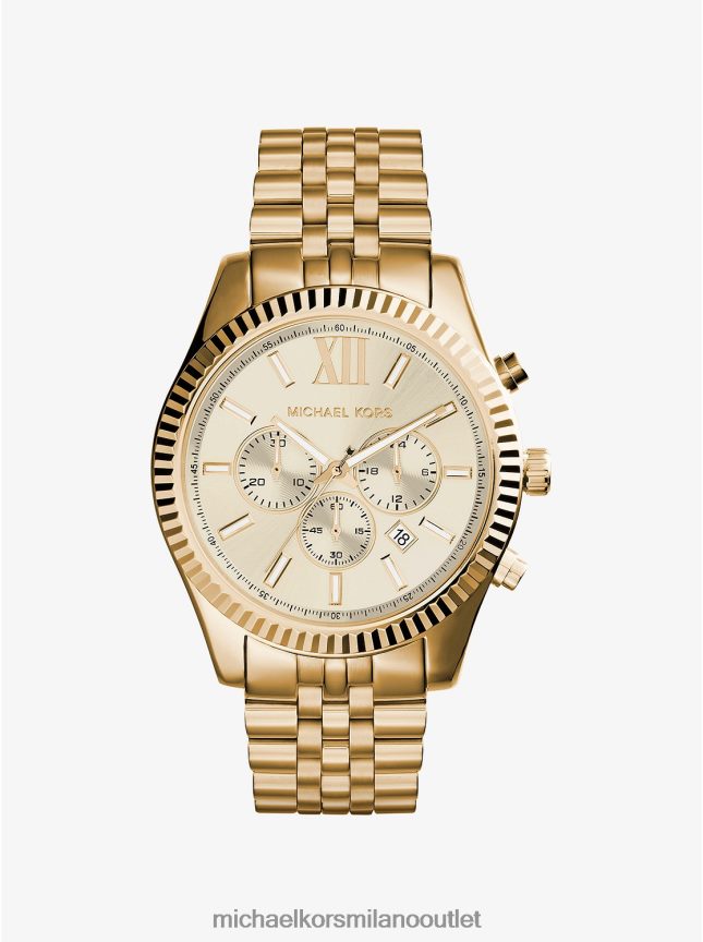 Michael Kors orologio lexington color oro donne oro P06L0L2401 Accessori