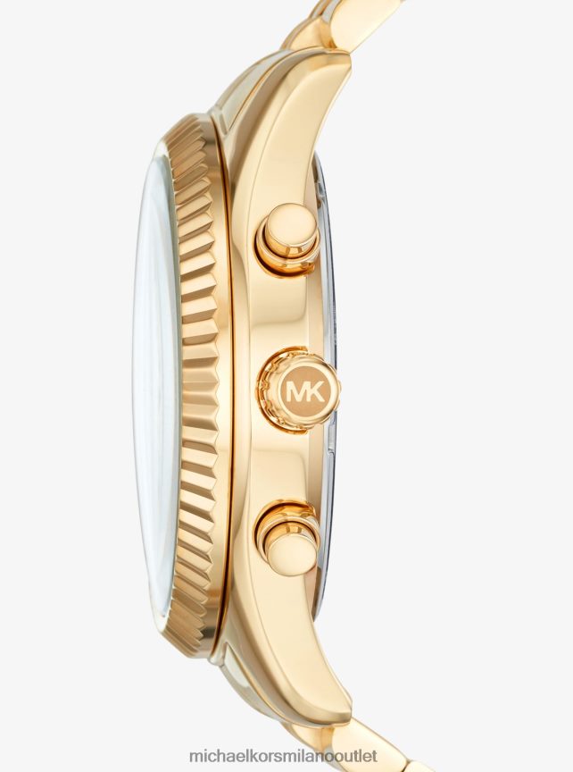 Michael Kors orologio lexington oversize color oro donne oro P06L0L2391 Accessori