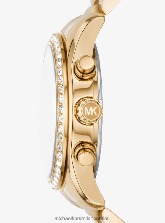 Michael Kors orologio lexington pave color oro donne oro P06L0L2390 Accessori