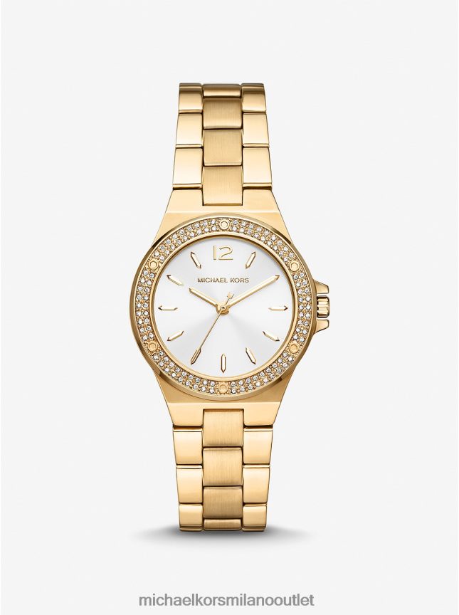Michael Kors orologio mini lennox pave color oro donne oro P06L0L2393 Accessori