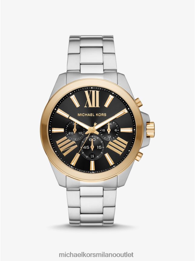 Michael Kors orologio bicolore con scricciolo oversize donne due toni P06L0L2419 Accessori