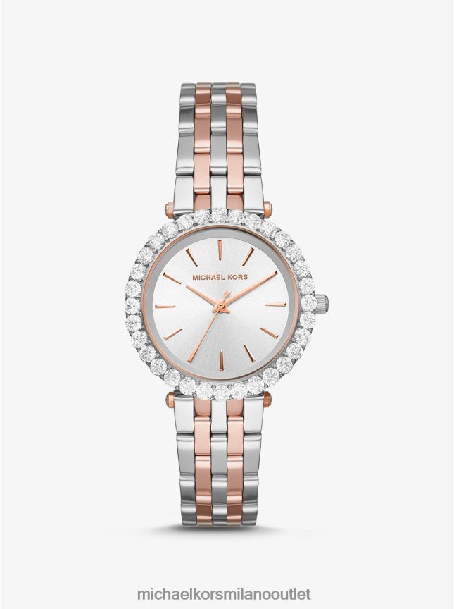 Michael Kors orologio darci pave bicolore donne due toni P06L0L2415 Accessori