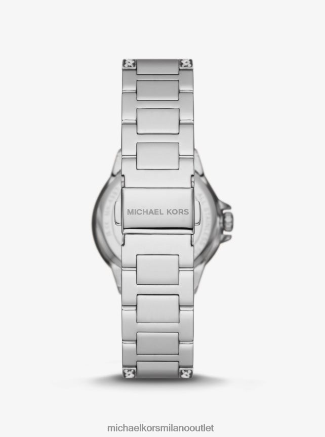 Michael Kors orologio mini camille con pavé color argento donne argento P06L0L2408 Accessori