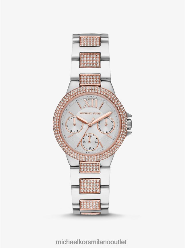 Michael Kors orologio mini camille pave bicolore donne due toni P06L0L2409 Accessori