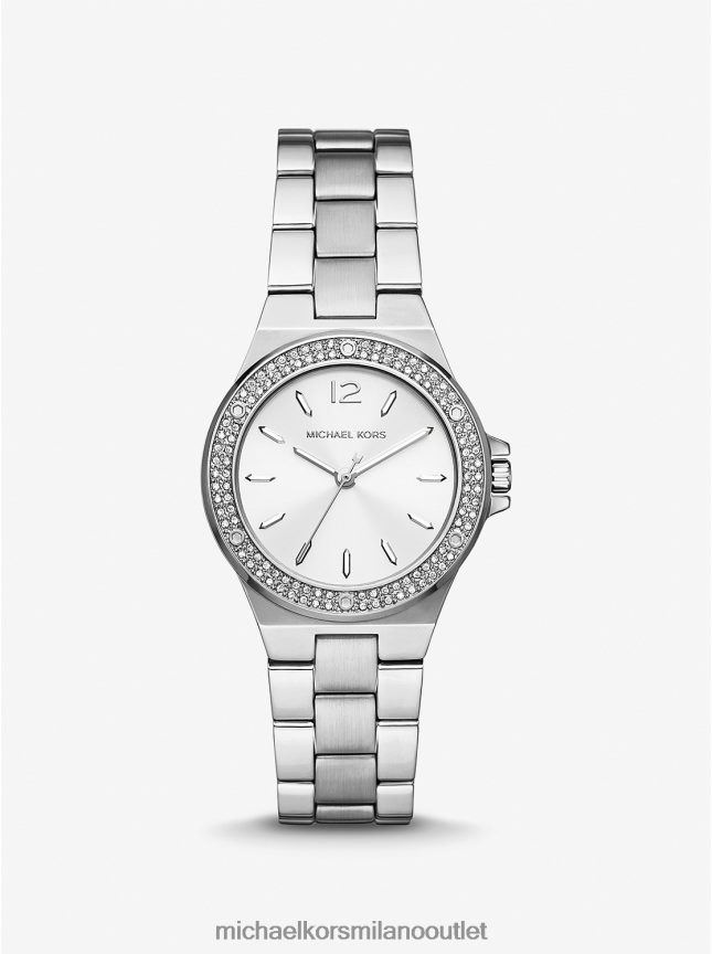 Michael Kors orologio mini lennox pave color argento donne argento P06L0L2412 Accessori