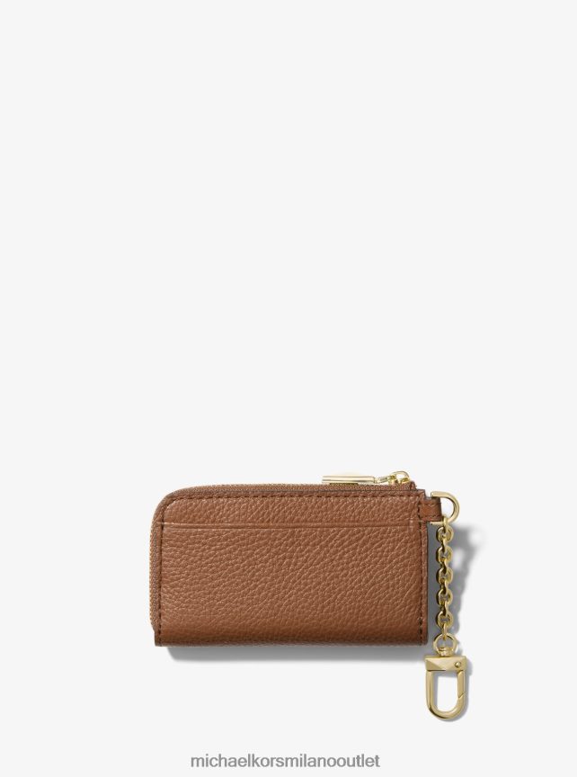 Michael Kors porta carte con zip in pelle martellata piper donne bagaglio P06L0L1654 Accessori