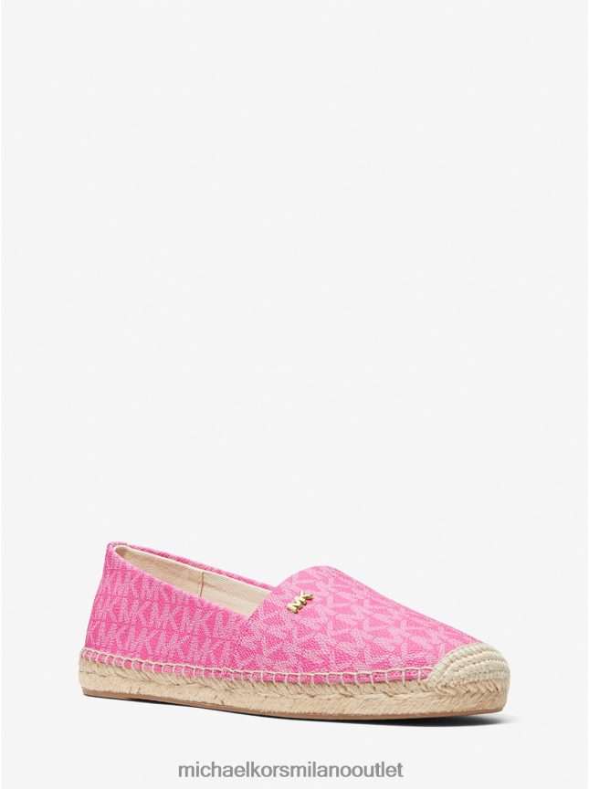 Michael Kors Espadrillas slip-on con logo kendrick donne rosso ciliegia P06L0L2221 scarpe
