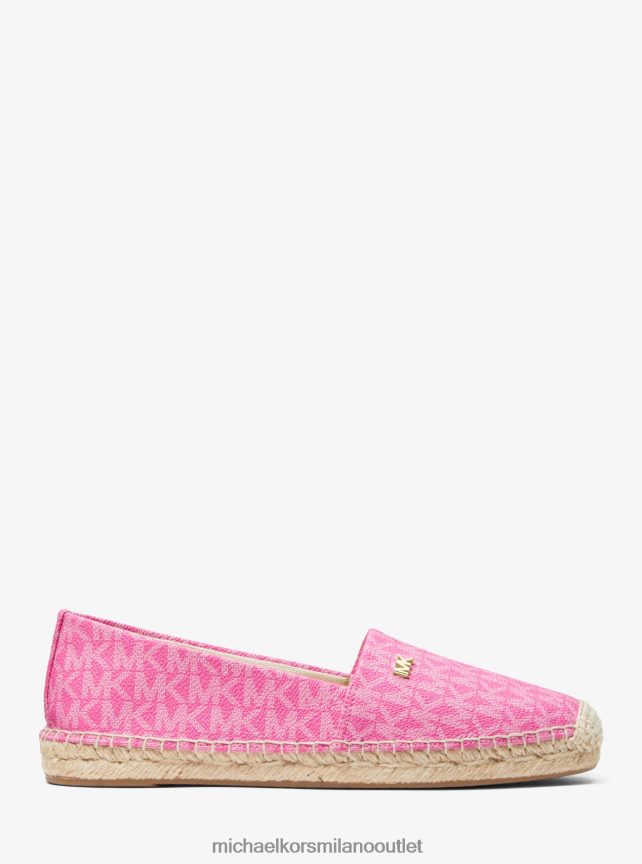 Michael Kors Espadrillas slip-on con logo kendrick donne rosso ciliegia P06L0L2221 scarpe