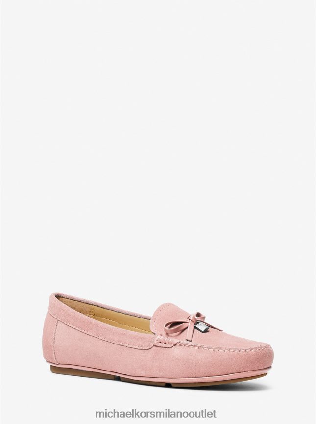 Michael Kors Mocassino Juliette in camoscio donne rosa P06L0L2234 scarpe