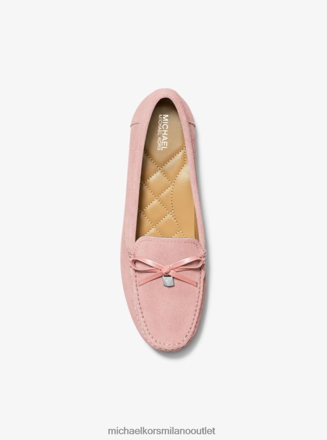 Michael Kors Mocassino Juliette in camoscio donne rosa P06L0L2234 scarpe