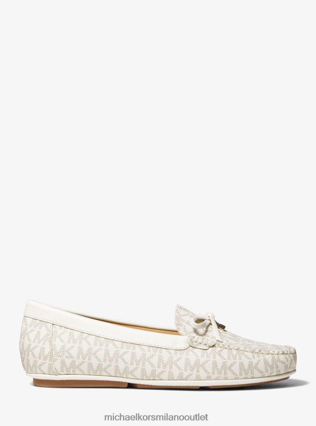 Michael Kors Mocassino con logo Juliette donne vaniglia P06L0L2231 scarpe