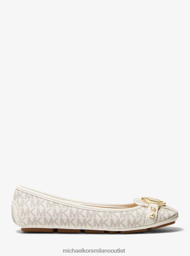 Michael Kors Mocassino con logo borchiato Fulton donne vaniglia P06L0L2262 scarpe