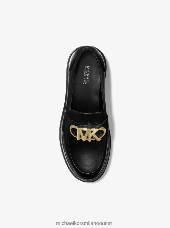 Michael Kors Mocassino in pelle Parker donne nero P06L0L2239 scarpe