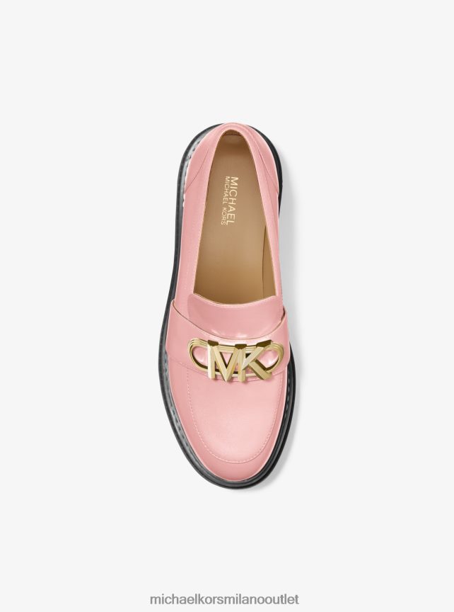 Michael Kors Mocassino in pelle Parker donne rosa P06L0L2235 scarpe