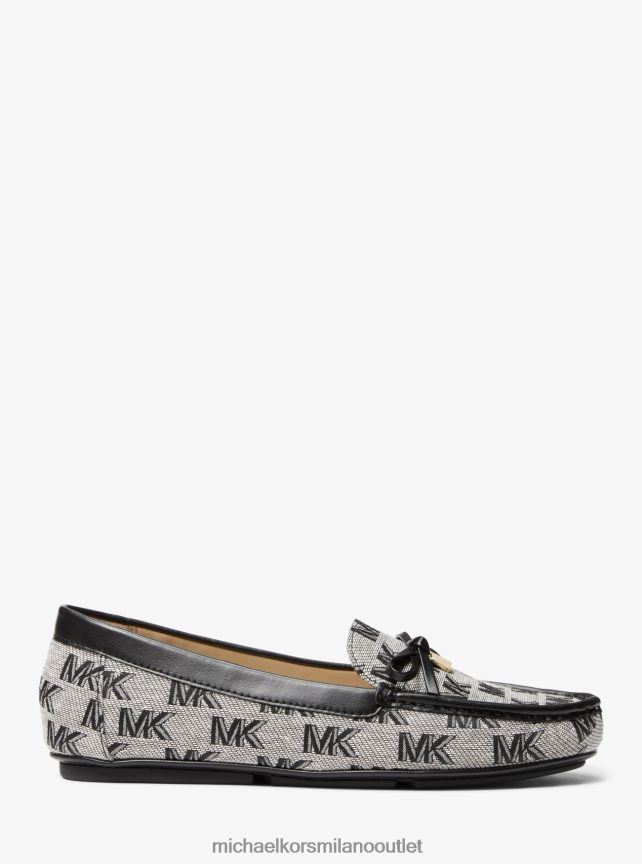 Michael Kors Mocassino juliette in jacquard con logo donne nero P06L0L2268 scarpe