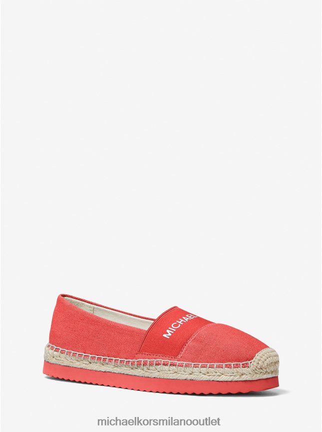 Michael Kors espadrillas slip-on in tela con logo Vicky donne Sangria P06L0L2258 scarpe