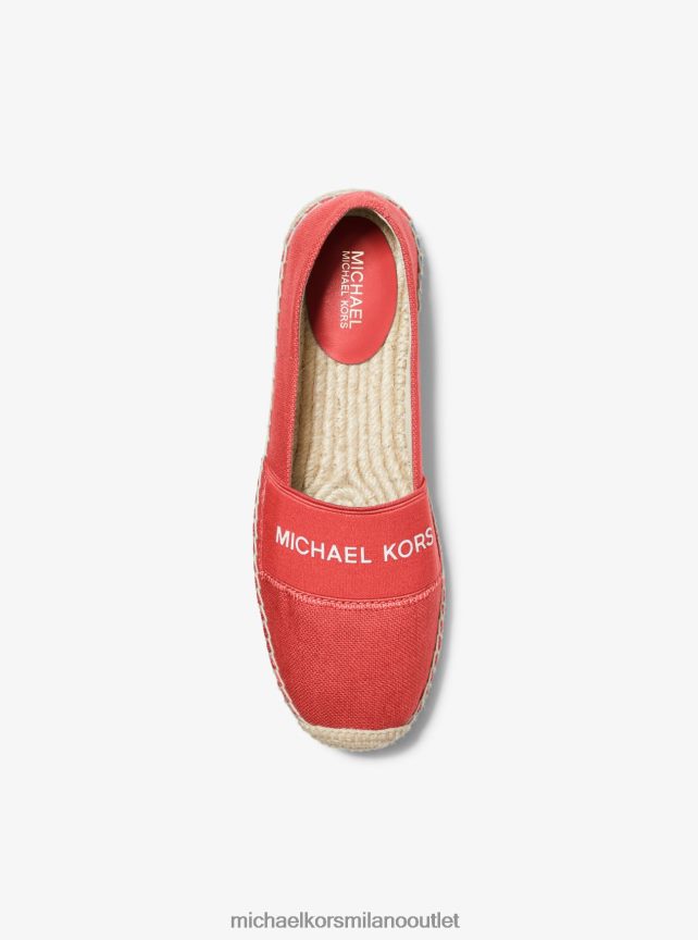 Michael Kors espadrillas slip-on in tela con logo Vicky donne Sangria P06L0L2258 scarpe