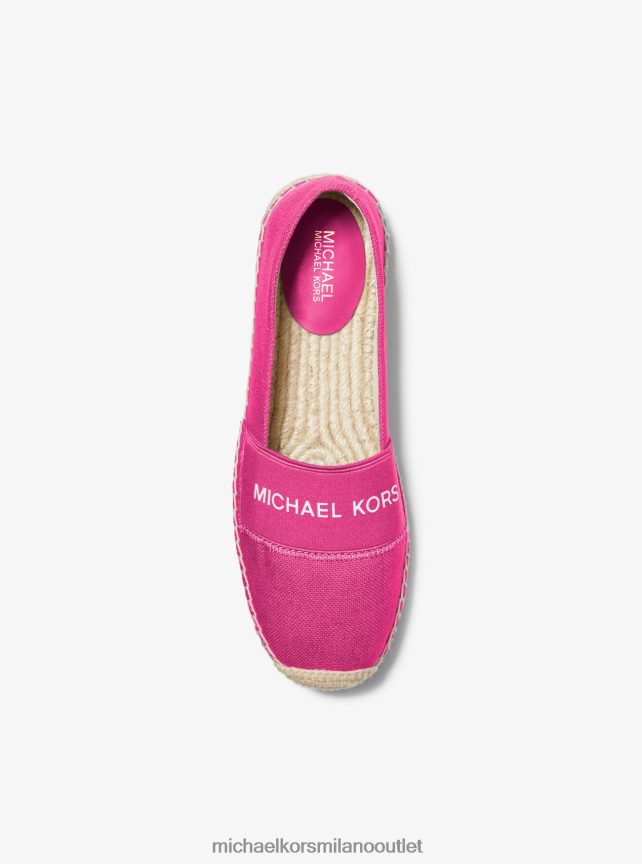 Michael Kors espadrillas slip-on in tela con logo Vicky donne bacca selvatica P06L0L2259 scarpe